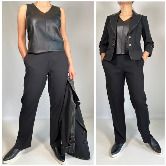 VINCE black trousers pant 106730 - Picture 4 of 13